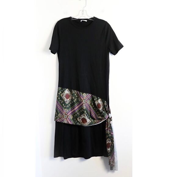 Zara Boho Midi Dress with Decorative Scarf Feature - Picture 2 of 6
